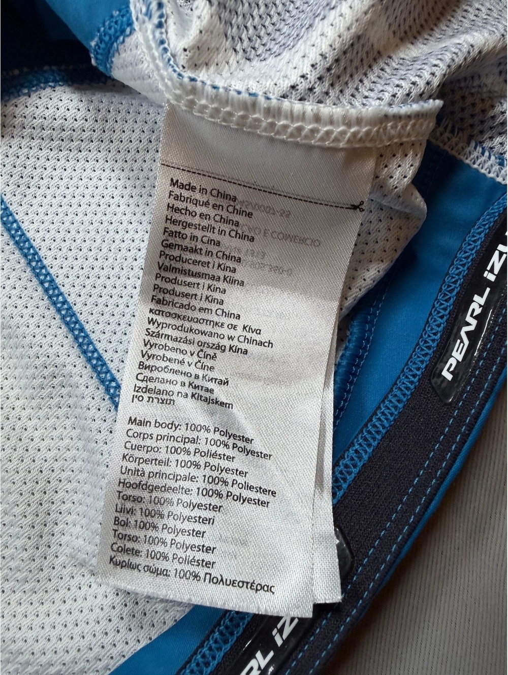 Pearl Izumi Elite blue long sleeve cycling jersey - Picture 7 of 13